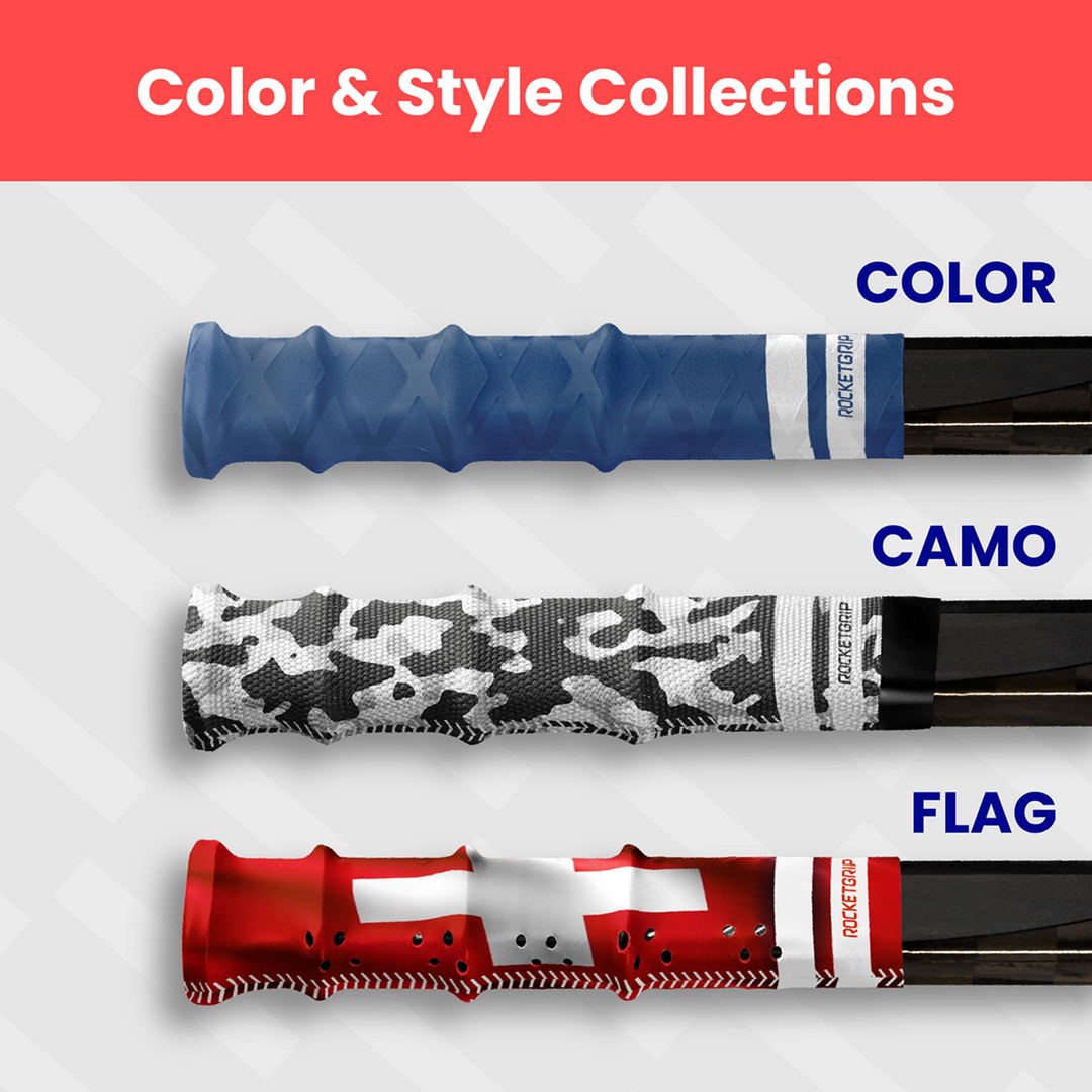 RocketGrip fabric hockey grip